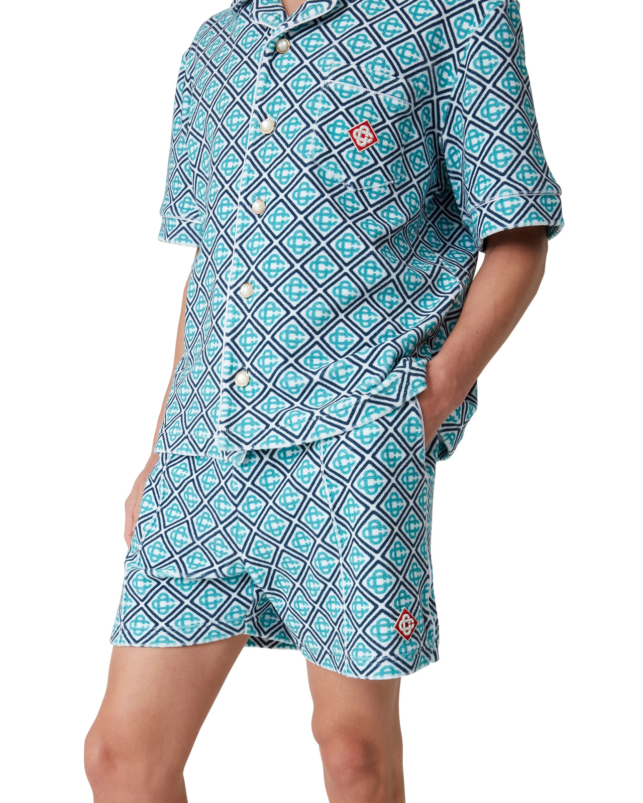 Monogram Towelling Shorts | Casablanca Paris - 5