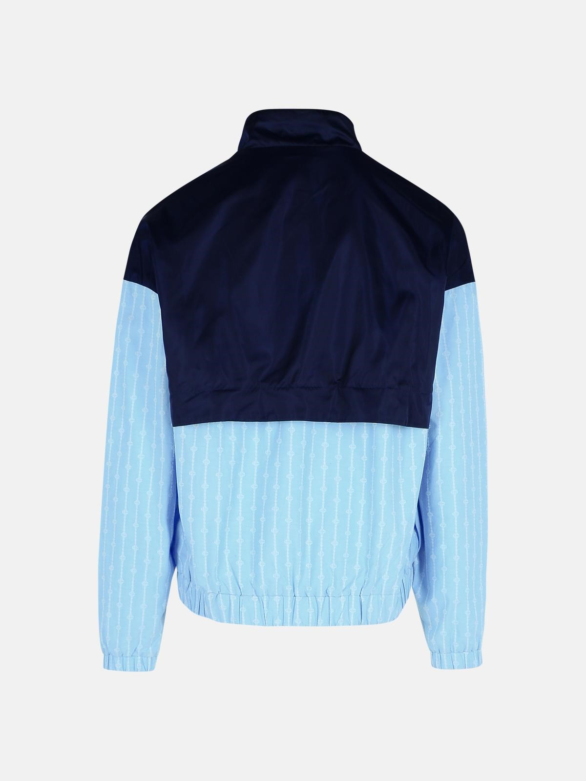 'TRACK' BLUE ACRYLIC JACKET - 3