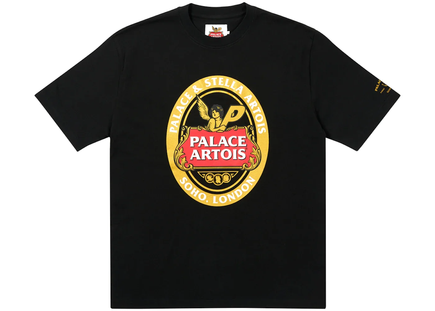 Palace x Stella Artois Coaster T-shirt Black - 1