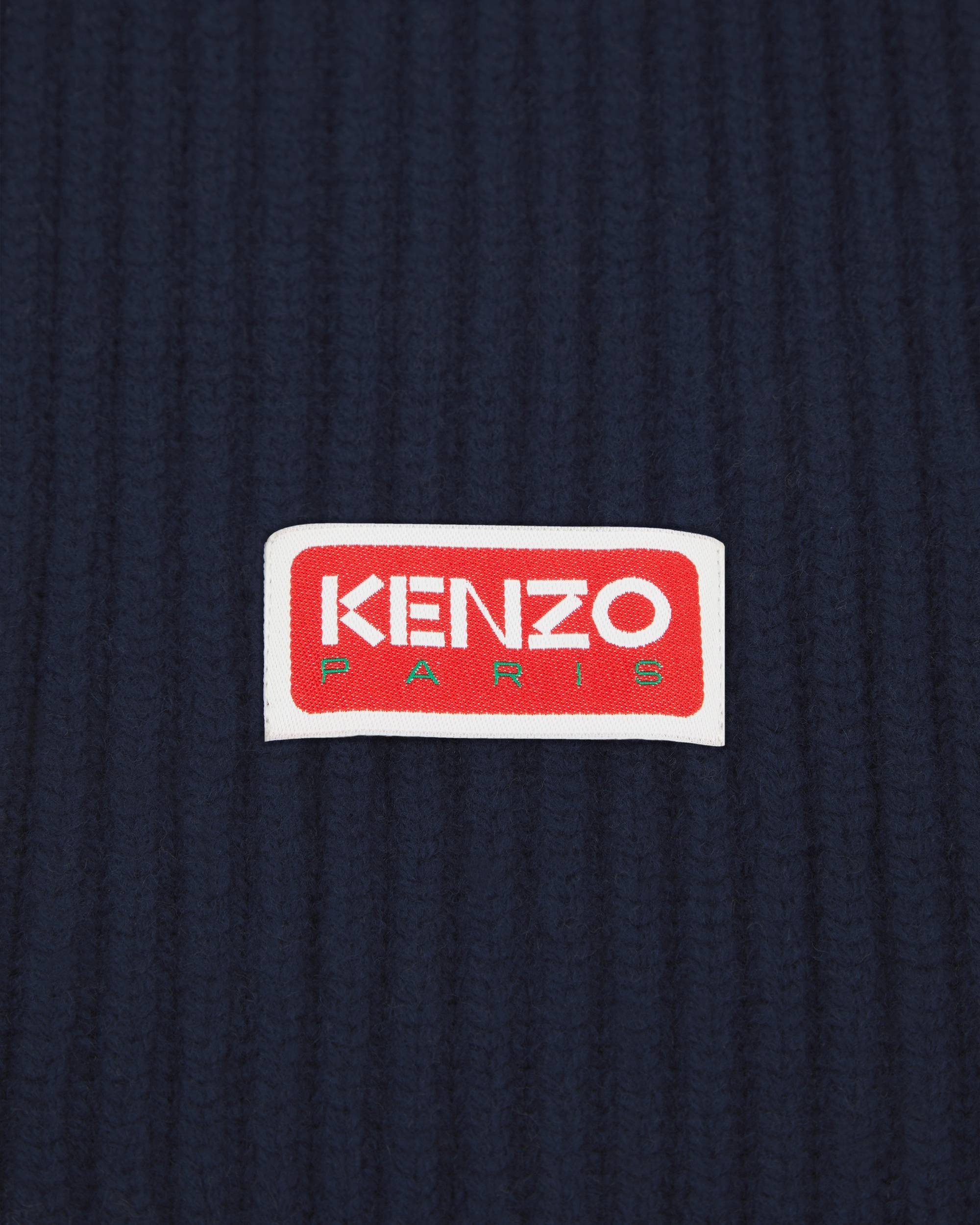 'KENZO Tag' wool scarf - 2