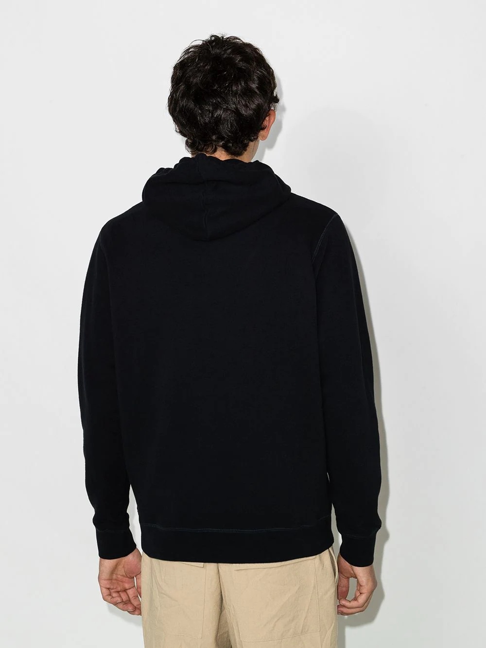 drawstring cotton hoodie - 3