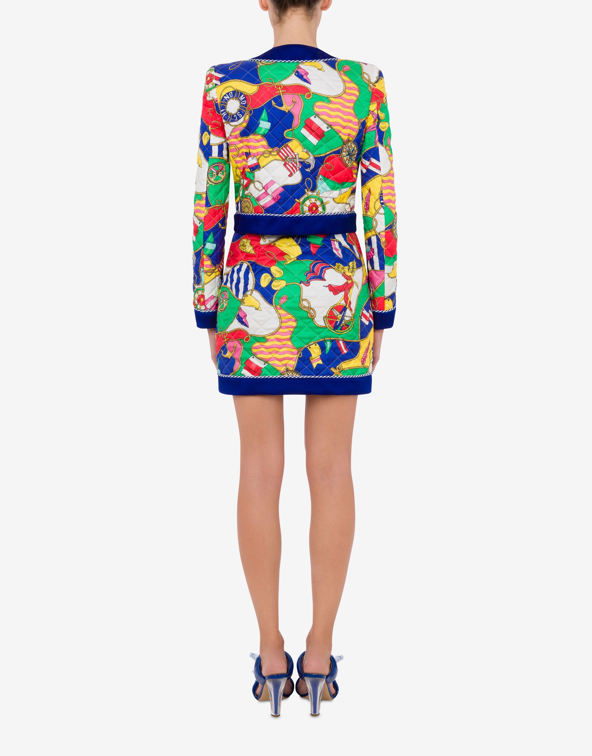 ALL-OVER NAUTICAL SILK TWILL JACKET - 3