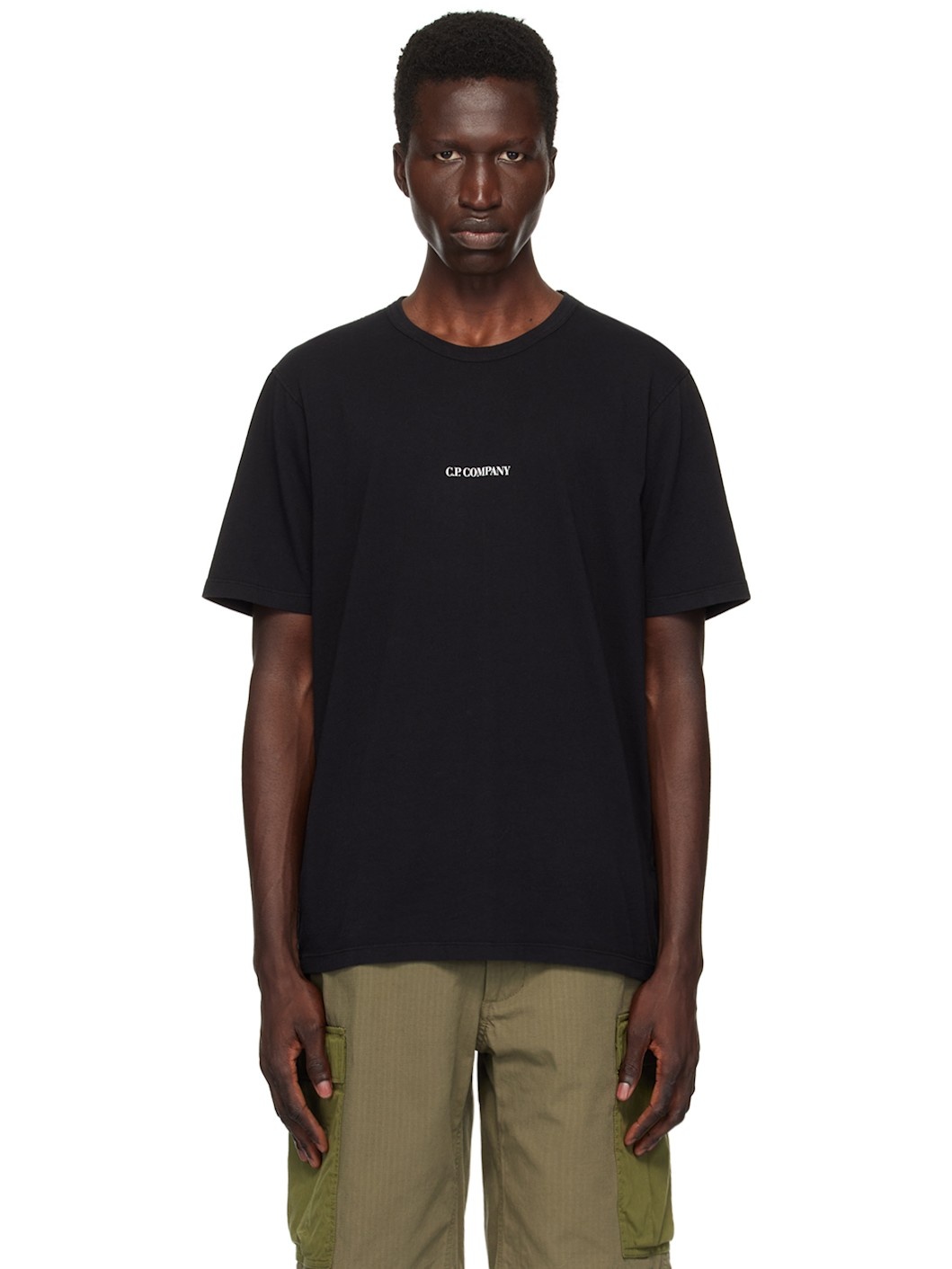 Black Printed T-Shirt - 1