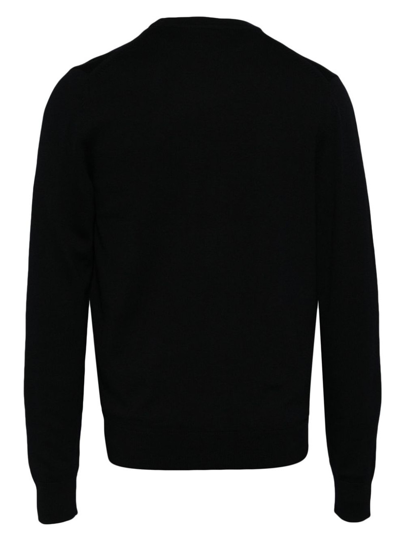 Fred Perry logo-embroidered v-neck cardigan outlook