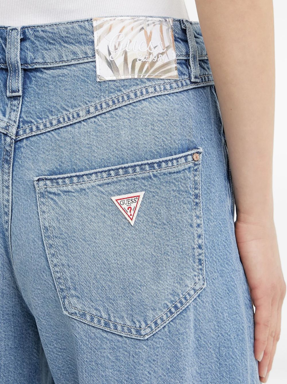 logo-patch jeans - 5