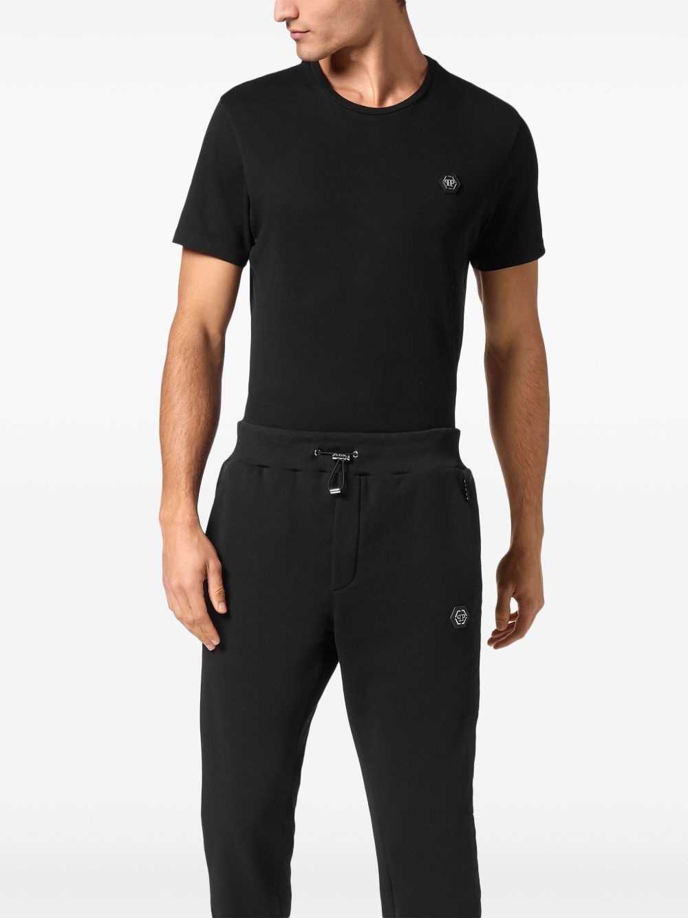 padded track pants - 2