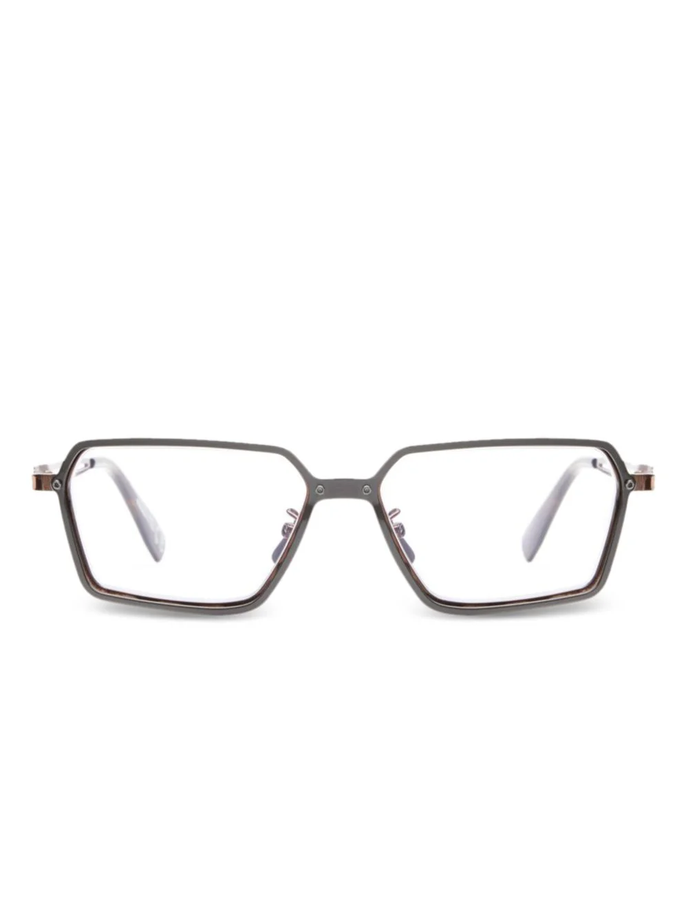 H15 geometric-frame glasses - 1