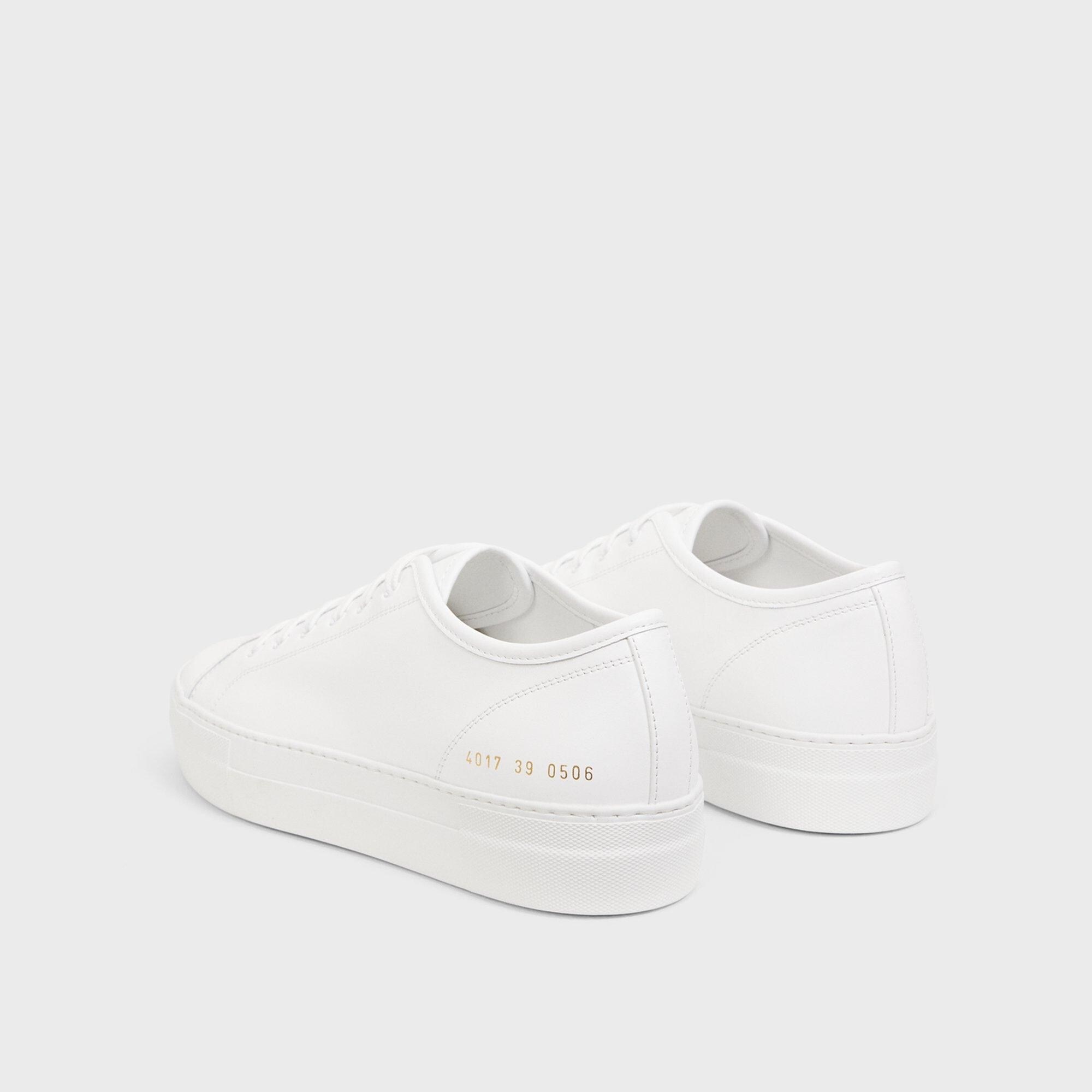 Common Projects Women’s Tournament Low-Top Super Platform Sneakers - 4
