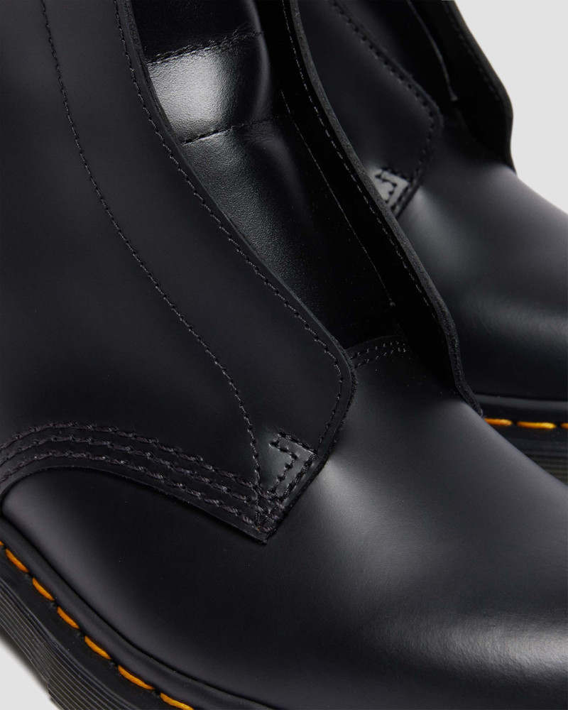 1460 LACELESS Smooth Leather Slip On Boots 4