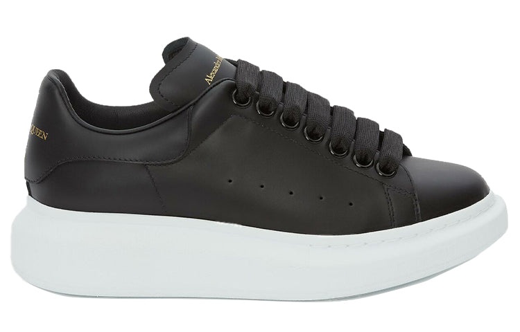 (WMNS) Alexander McQueen Oversized Sneaker 'Black' 553770WHGP01000 - 2