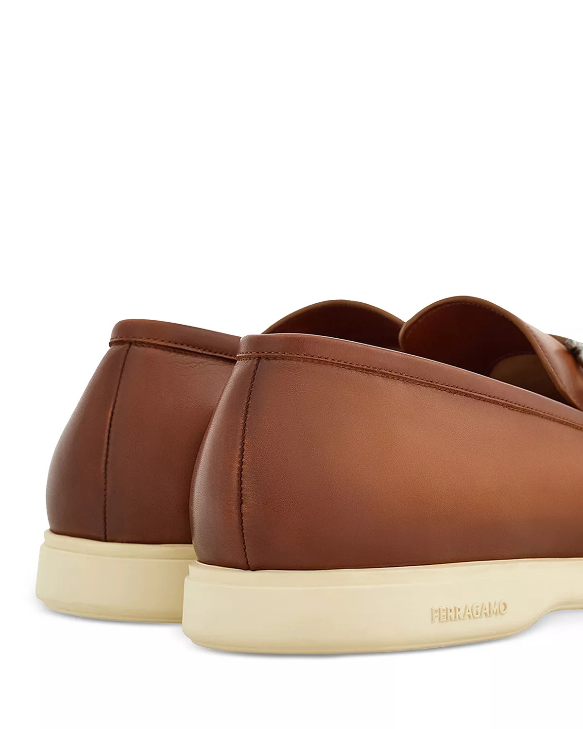 Men's Casual Loafers with Gancini Ornament - 5