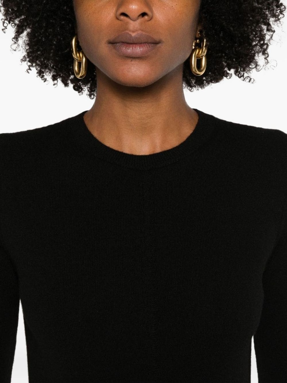 openwork cashmere sweater - 5