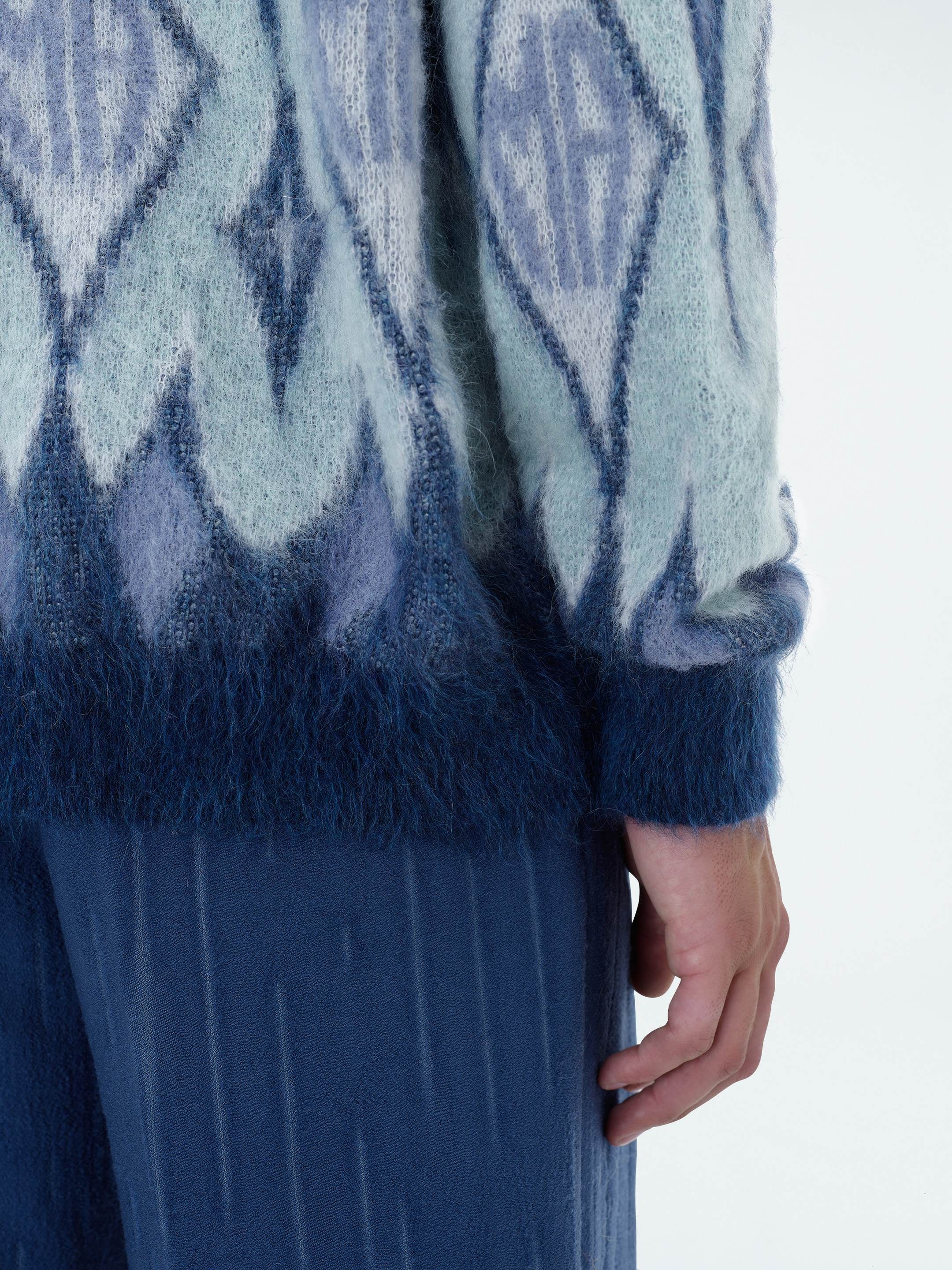 ARGYLE MOHAIR CARDIGAN - 8