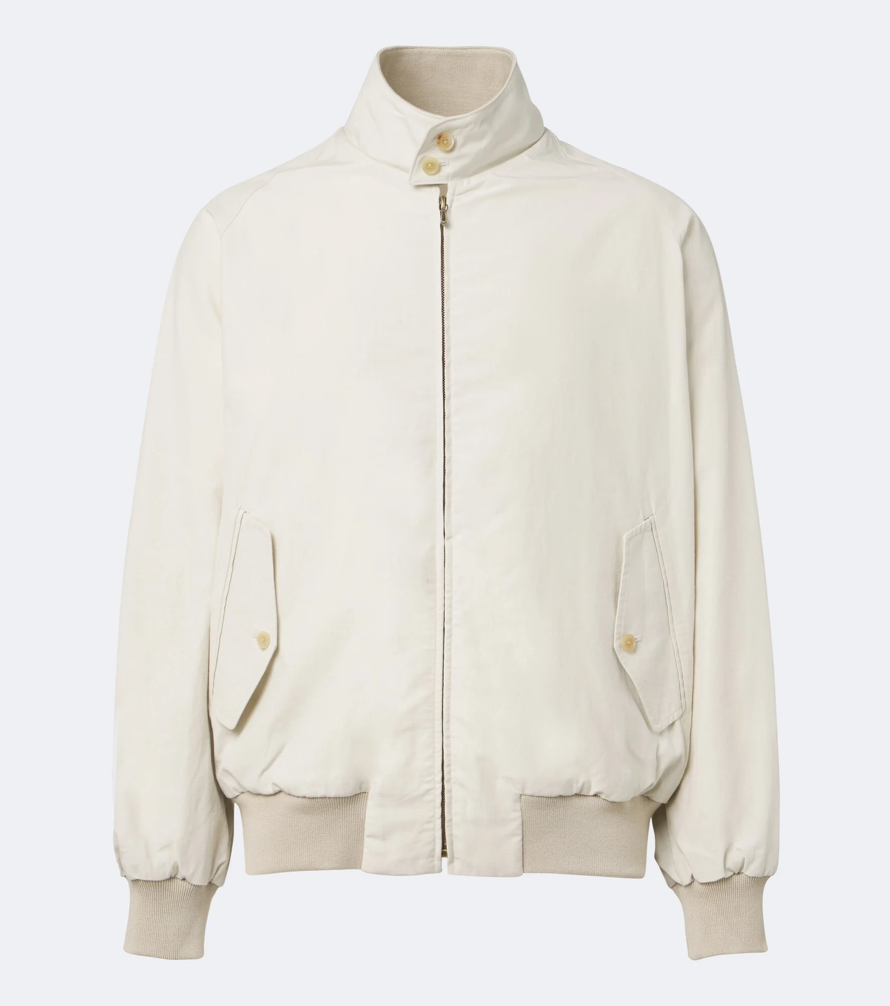 Silk and cotton gabardine jacket - 1