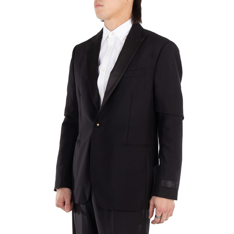 Versace Satin-Trim Single-Breasted Blazer - 2