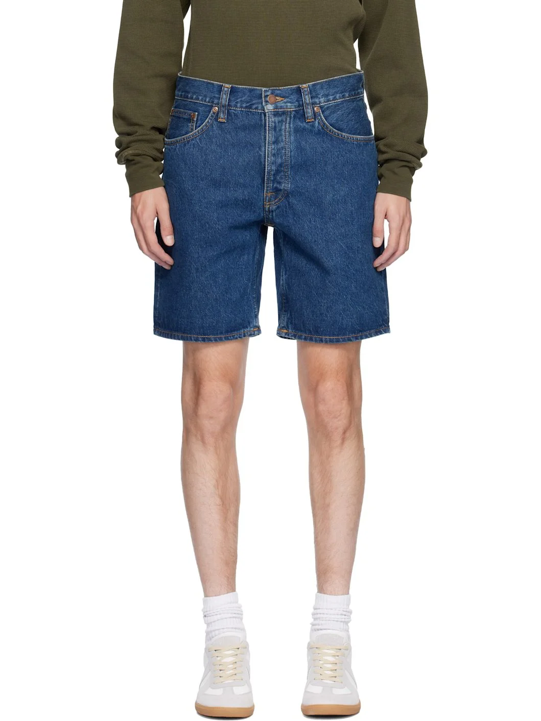 Blue Seth Denim Shorts - 1