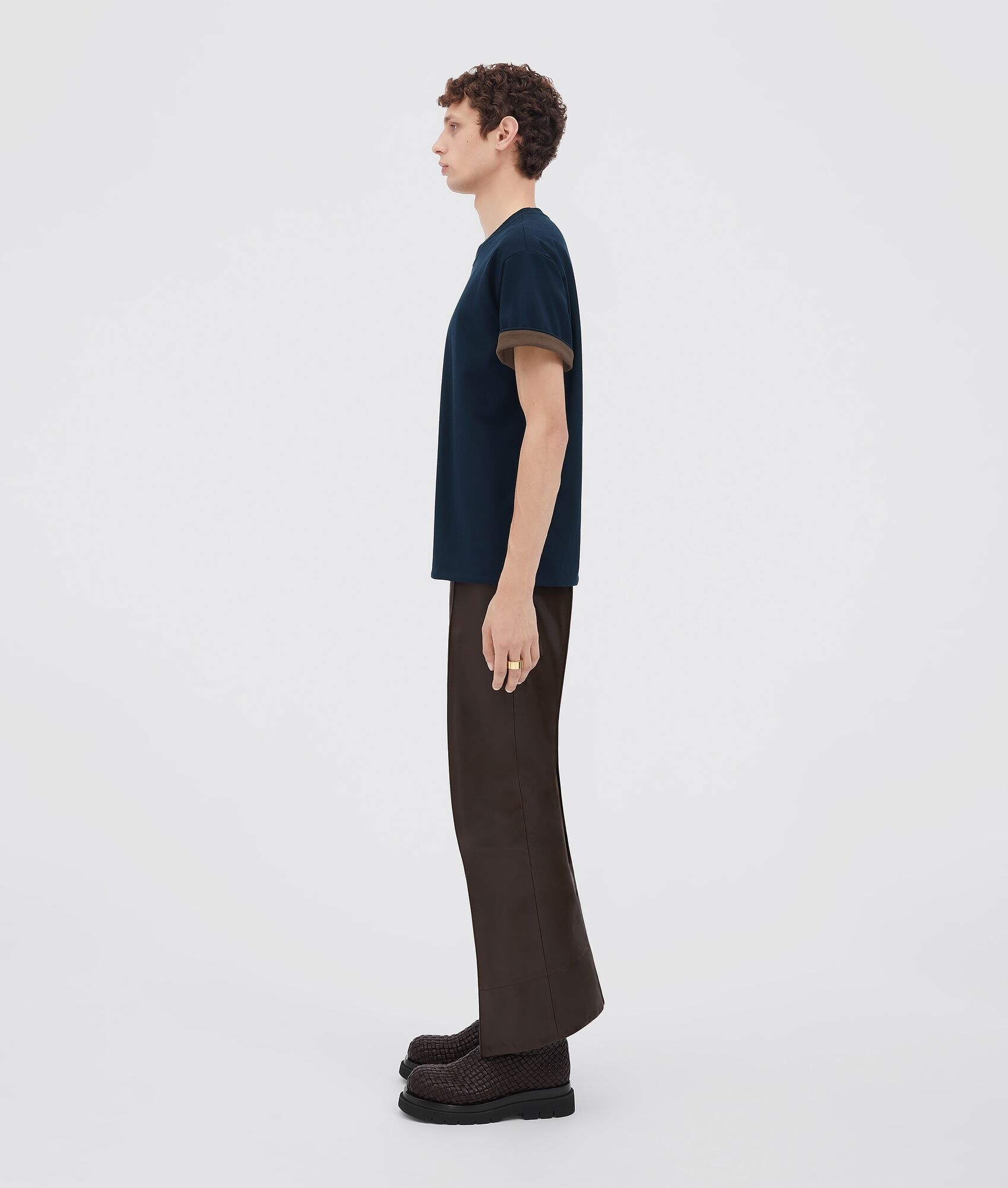 double layered cotton jersey t-shirt - 2