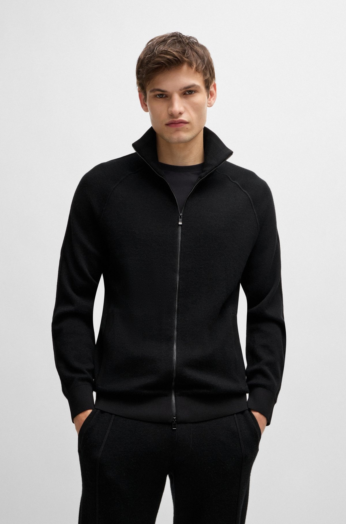 ZIP-UP CARDIGAN IN WOOL - 2