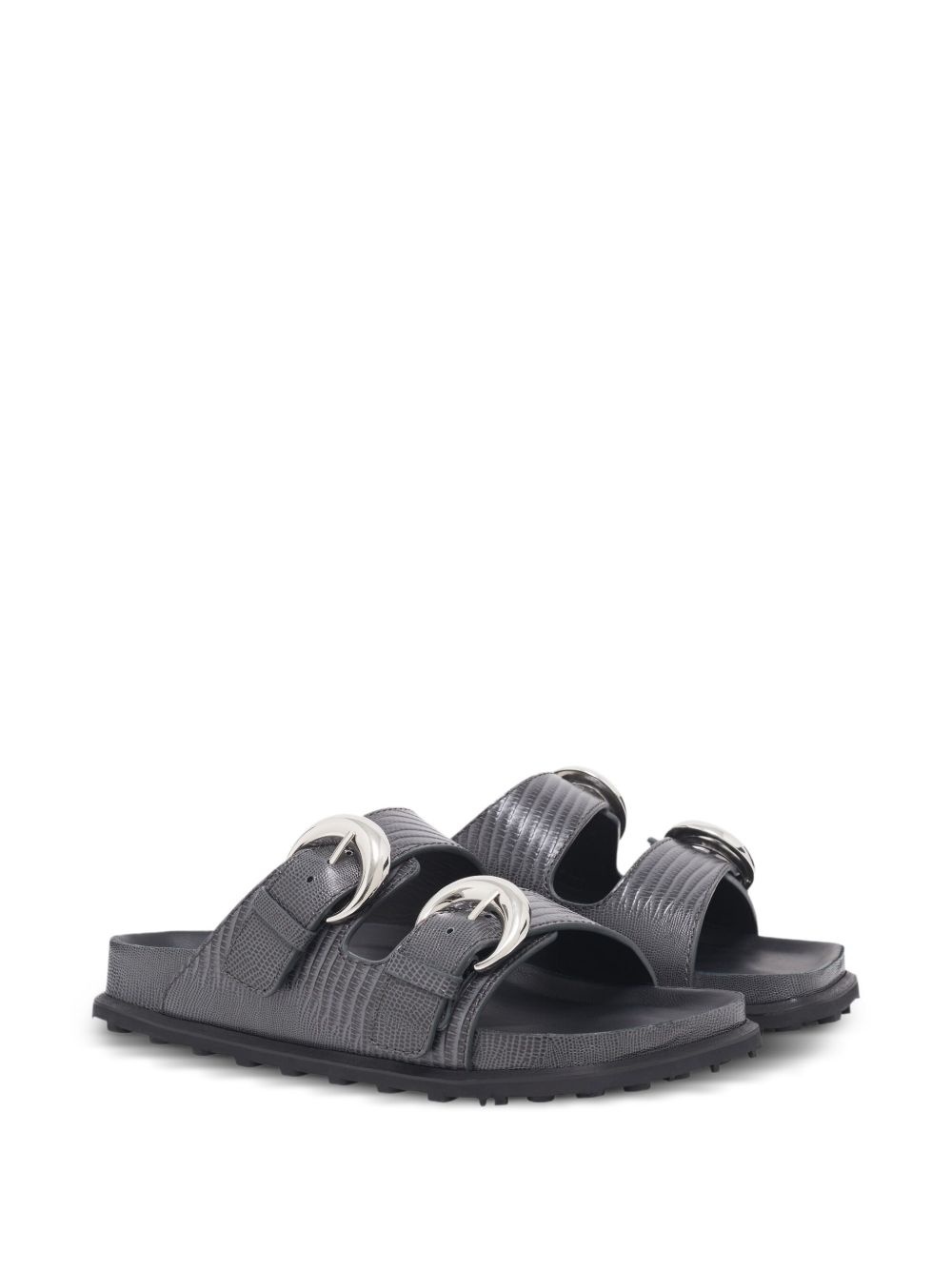 lizard-print sandals - 2
