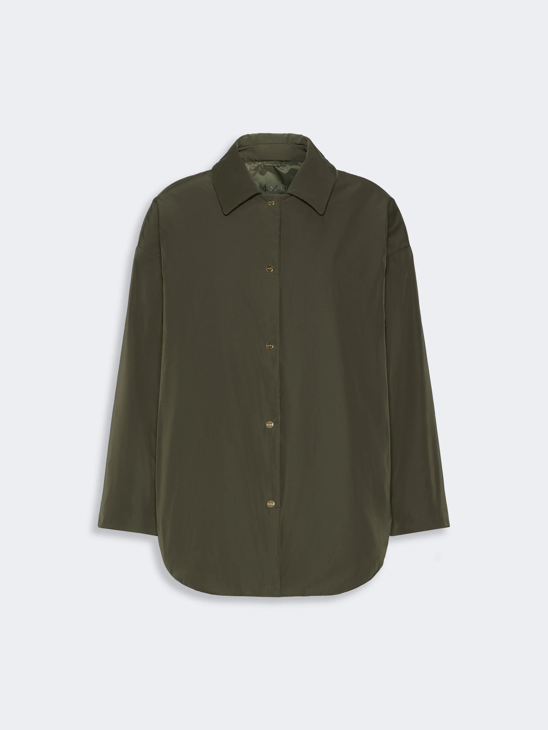 CARLOTTA Reversible padded jacket in radzmir and water-repellent canvas - KAKI - 1