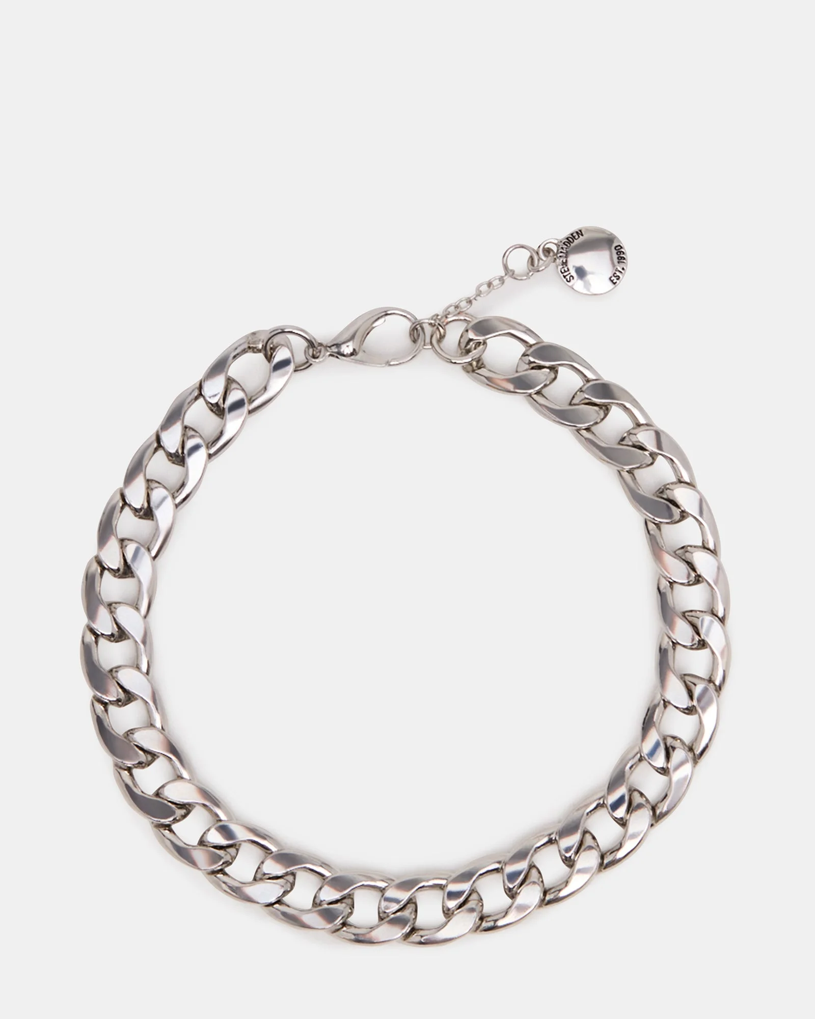 LINK CHAIN ANKLET SILVER - 1