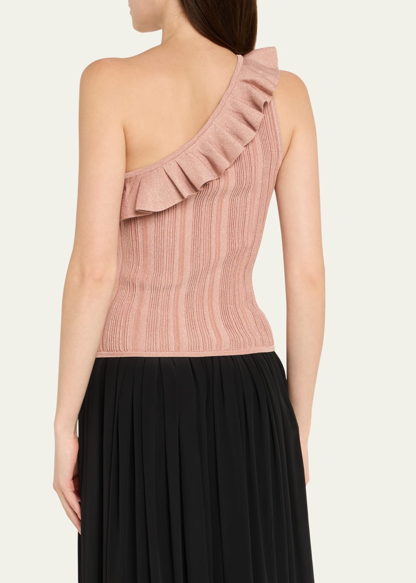 Lucky Metallic Frill Tank Top - 3