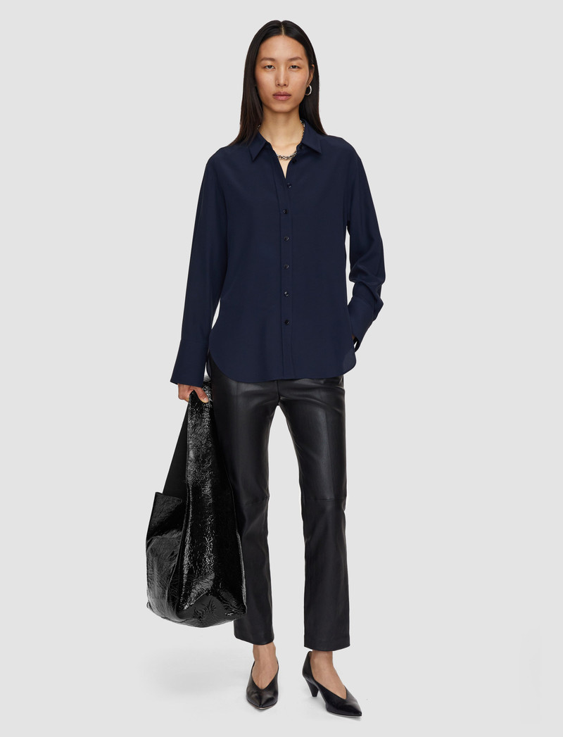 JOSEPH Silk Crepe de Chine Joe Blouse outlook