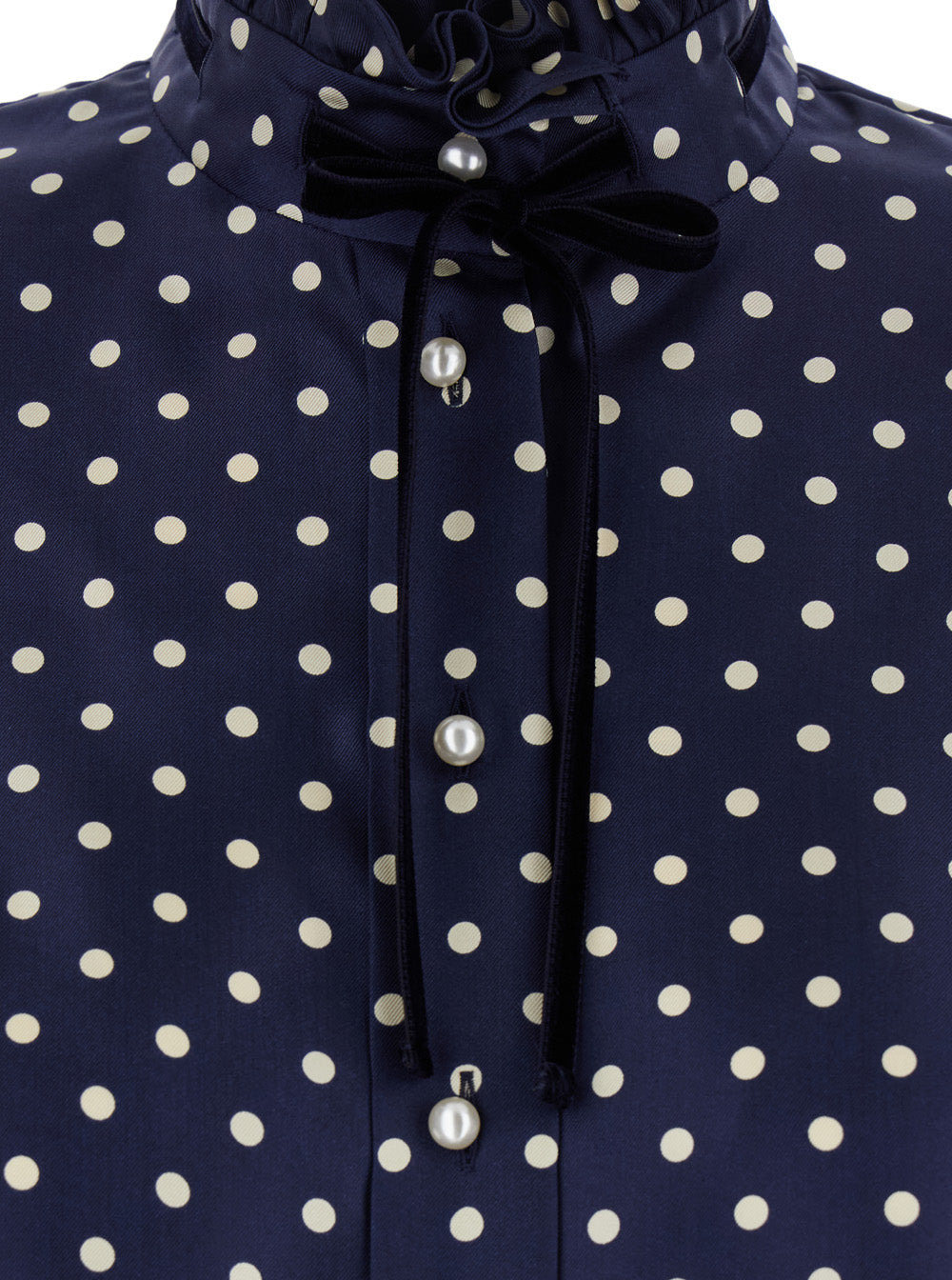 Valentino Women Shirt | Pattern | Twill Plus De Pois Pois Medio - 3