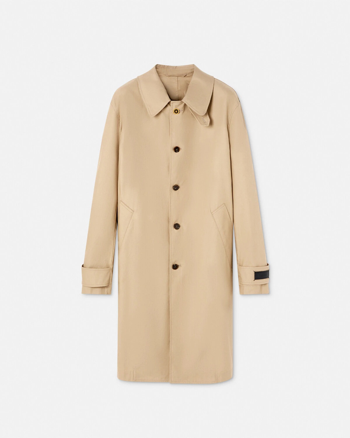 Barocco Panelled Gabardine Trench Coat - 1