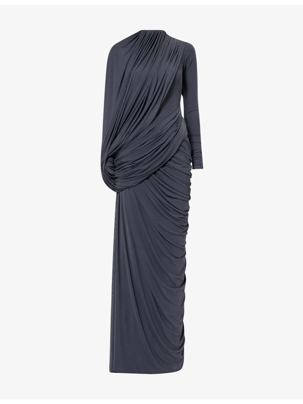 The Suzie Draped Stretch-Woven Maxi Dress - 1