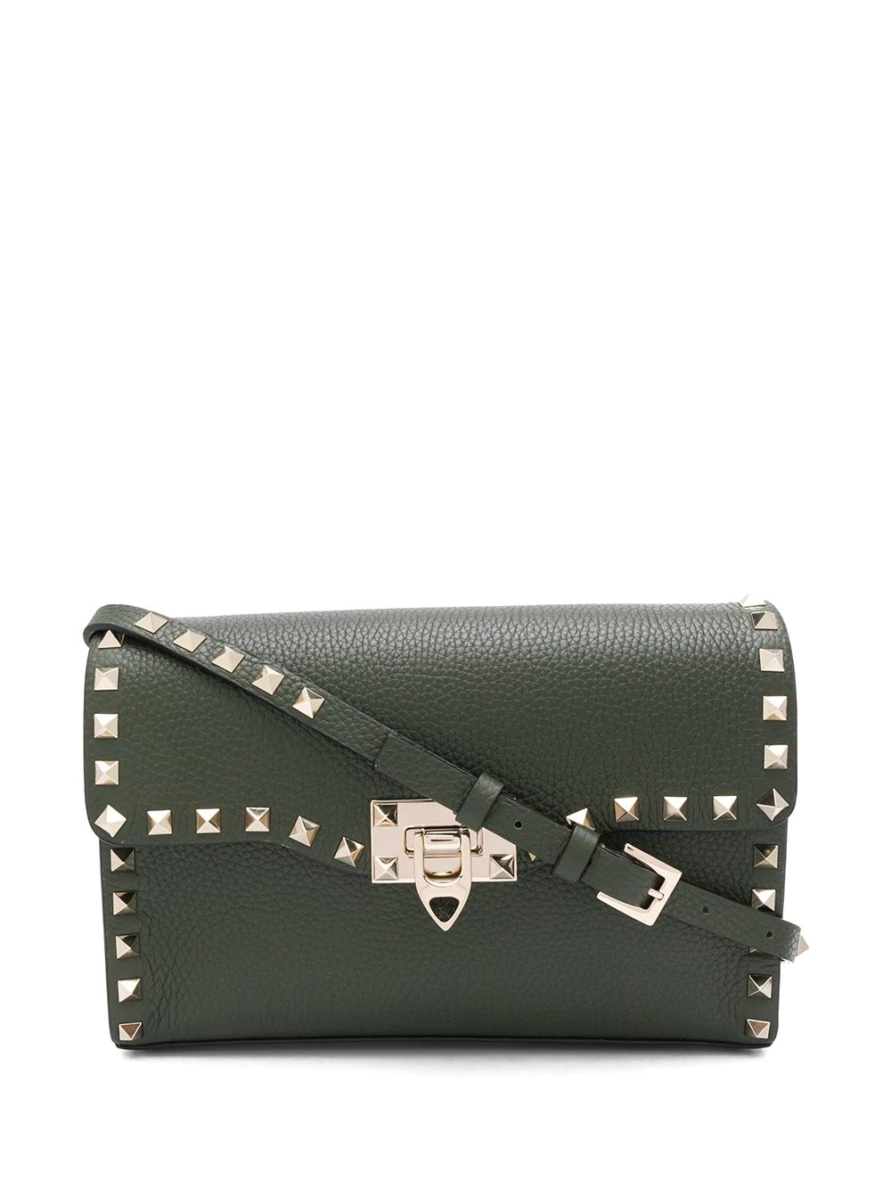 Rockstud embellished crossbody bag - 1