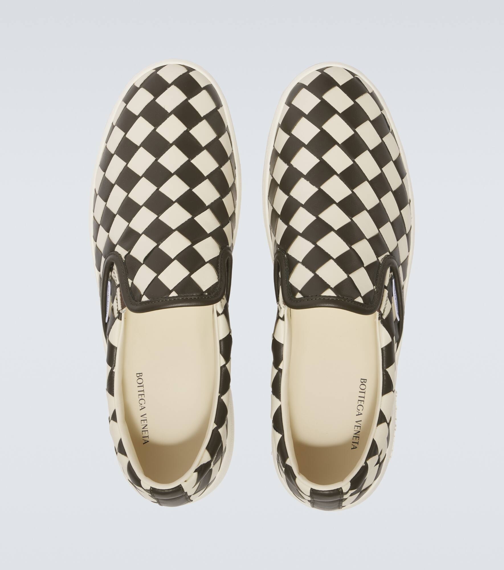 Sawyer Intrecciato leather slip-on sneakers - 4