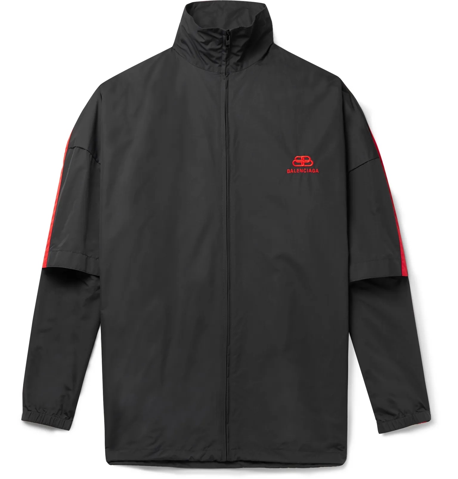 Logo-Embroidered Shell Jacket - 1