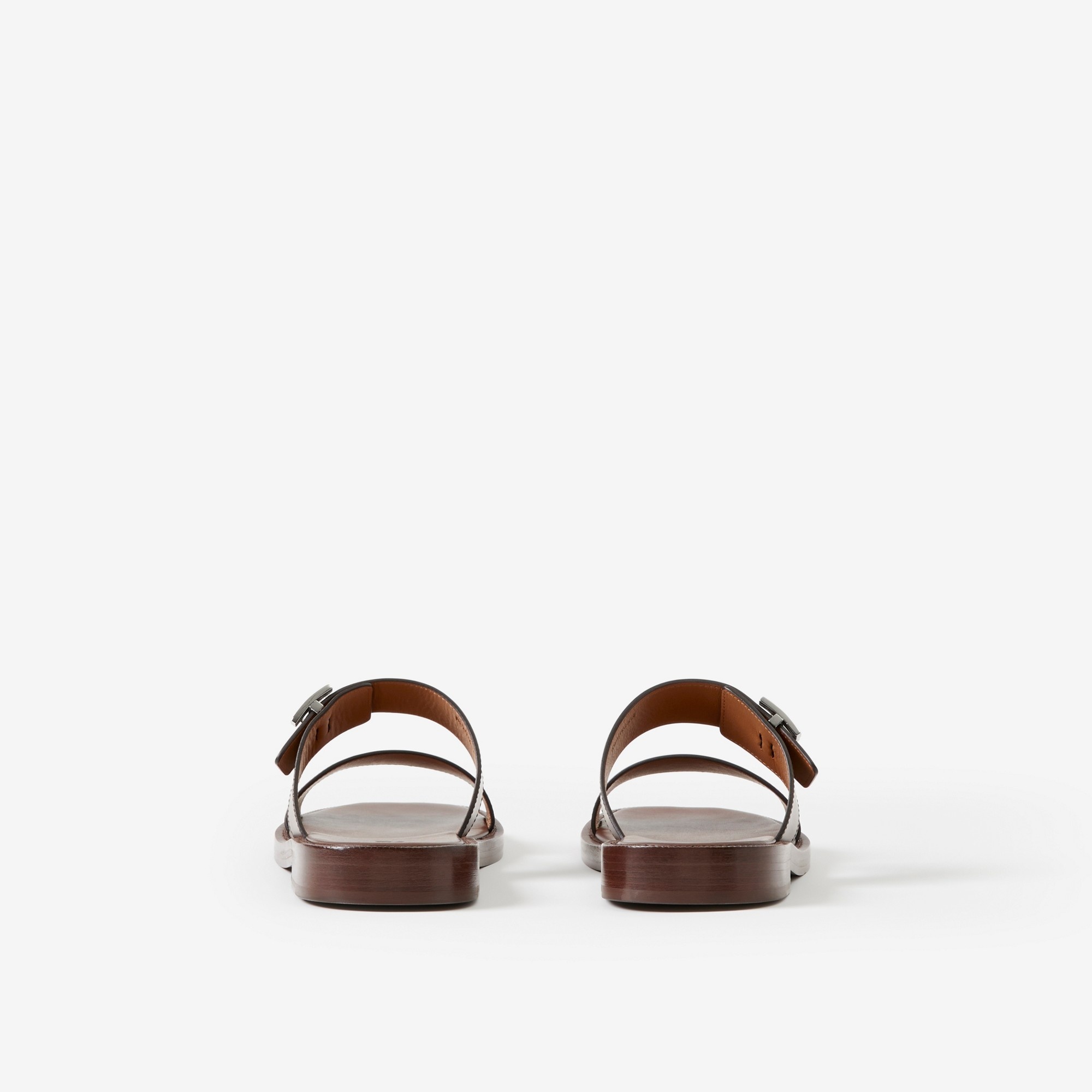 Monogram Motif Leather Sandals - 3