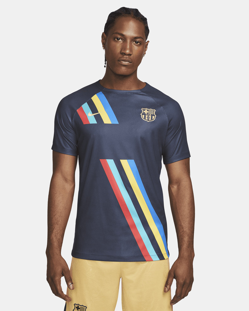 FC Barcelona Away Nike Men's Dri-FIT Pre-Match Soccer Top - 1