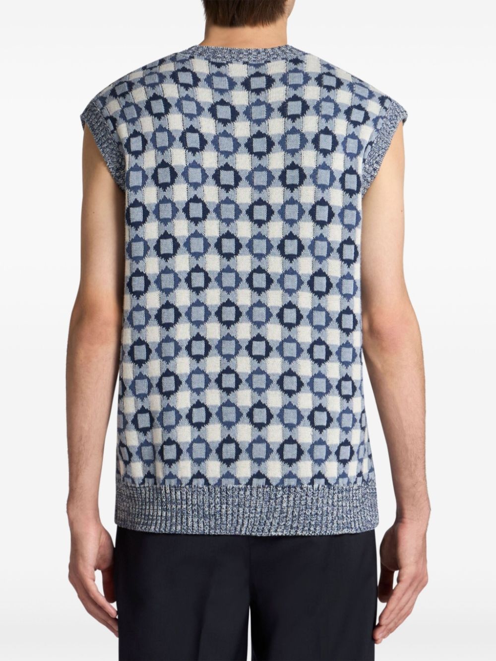 jacquard vest - 4