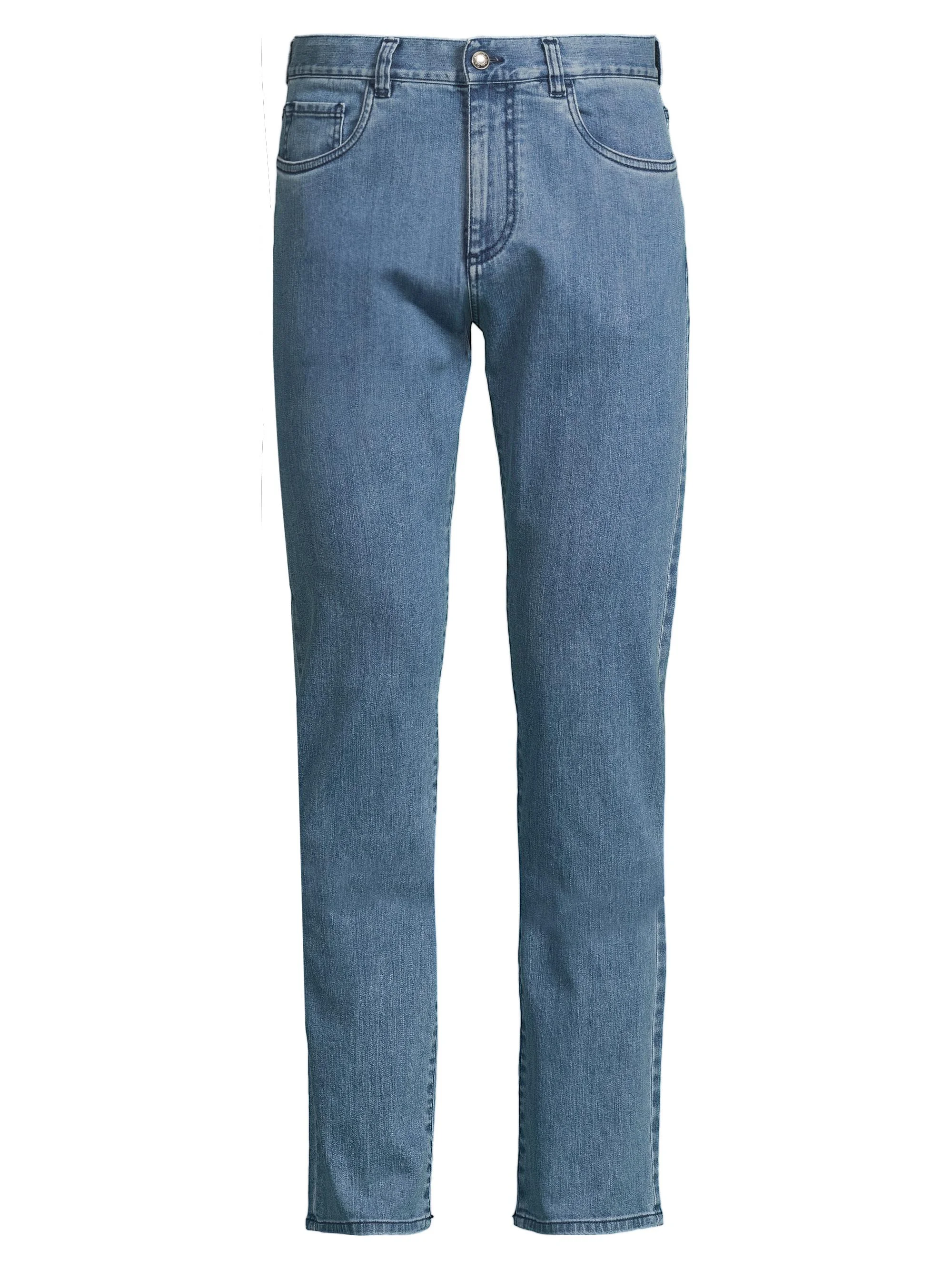 Men's Comfort Slim-Straight Jeans - Light Blue - 1