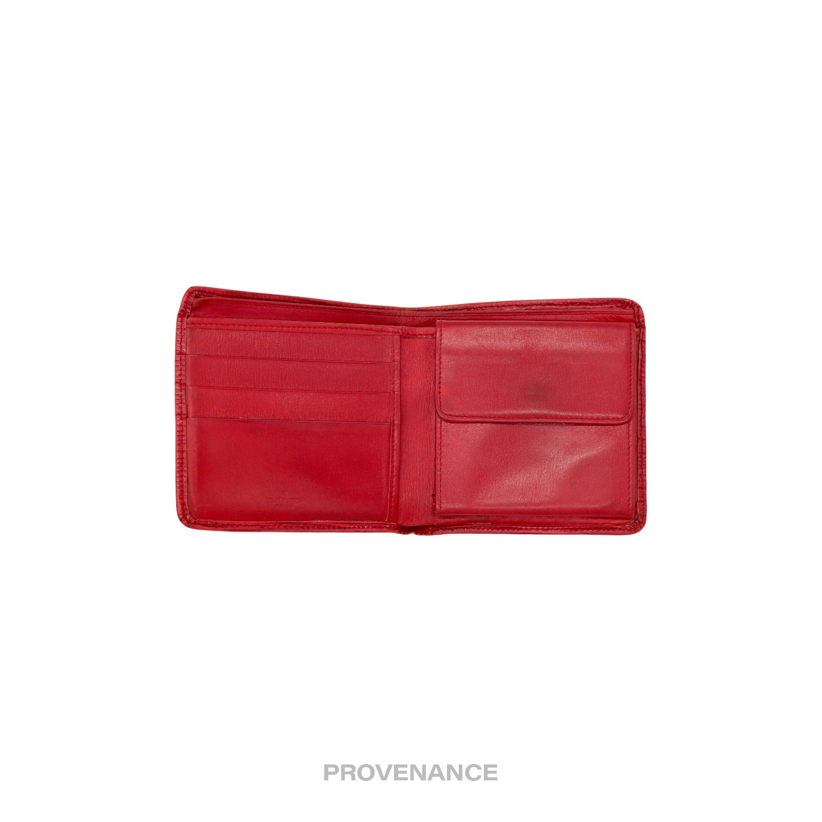 Louis Vuitton MALLETIER Marco Wallet - Red Epi Leather - 8