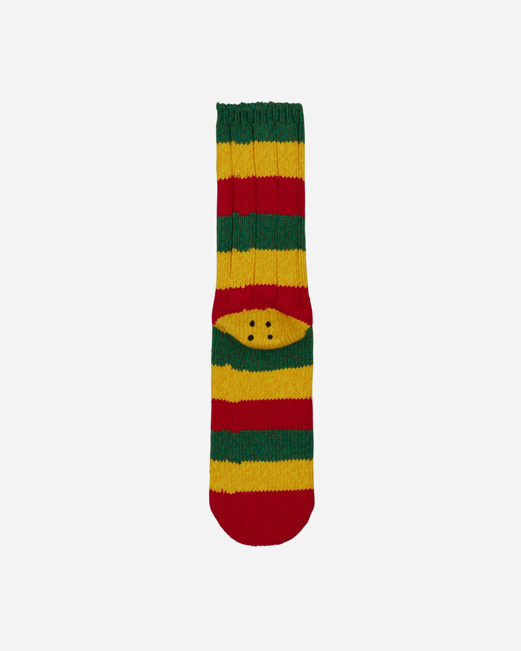 56 Yarns Rasta Rainbowy Happy Heel Socks Red / Yellow / Green - 1