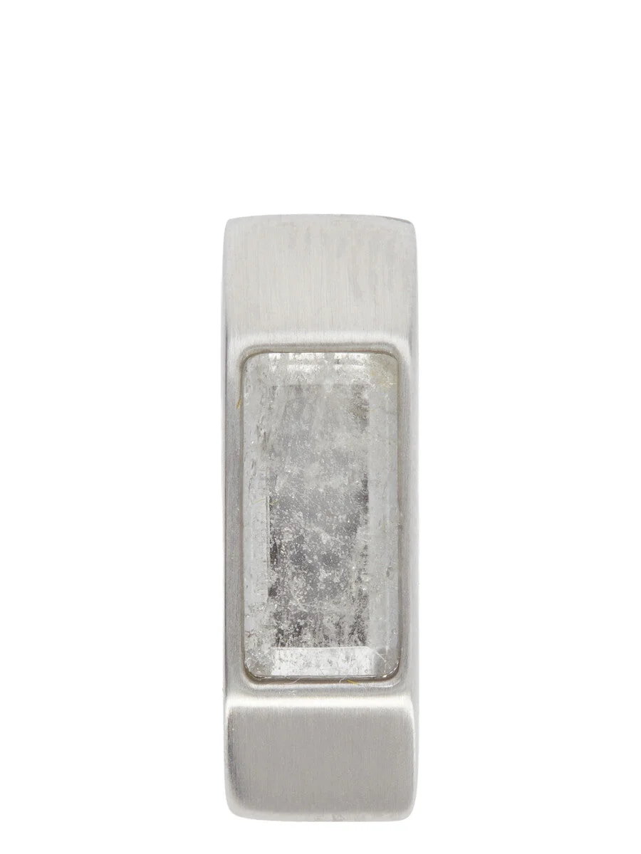 CRYSTAL BEVELED EARRING - 1