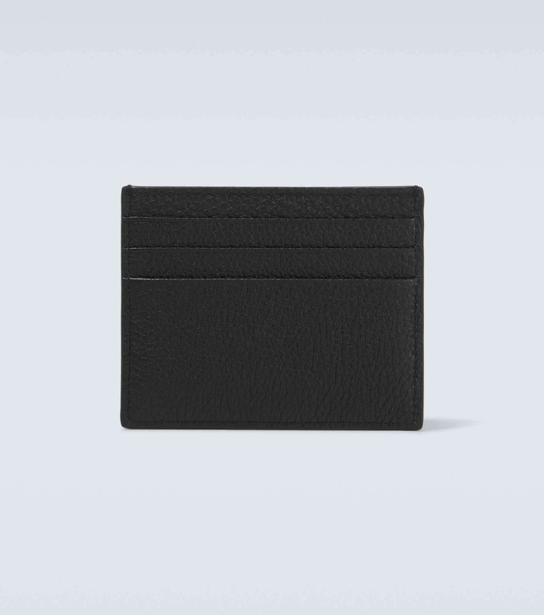 Logo leather card holder - 2