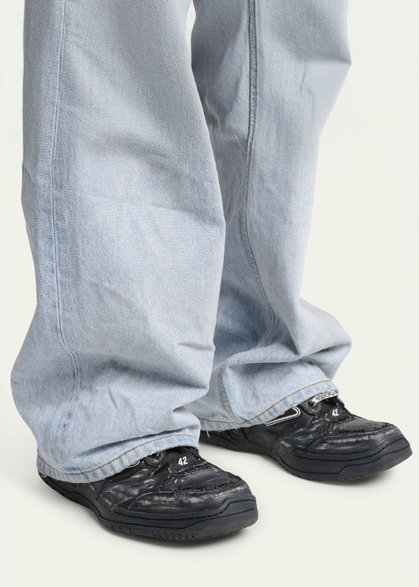Men's Hamptons Calfskin Low-Top Sneakers - 2