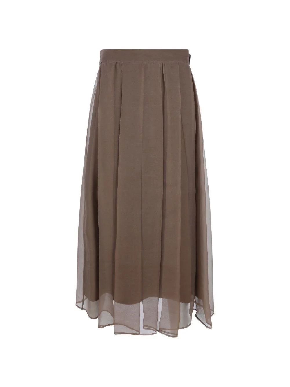 Silk midi skirt - 1
