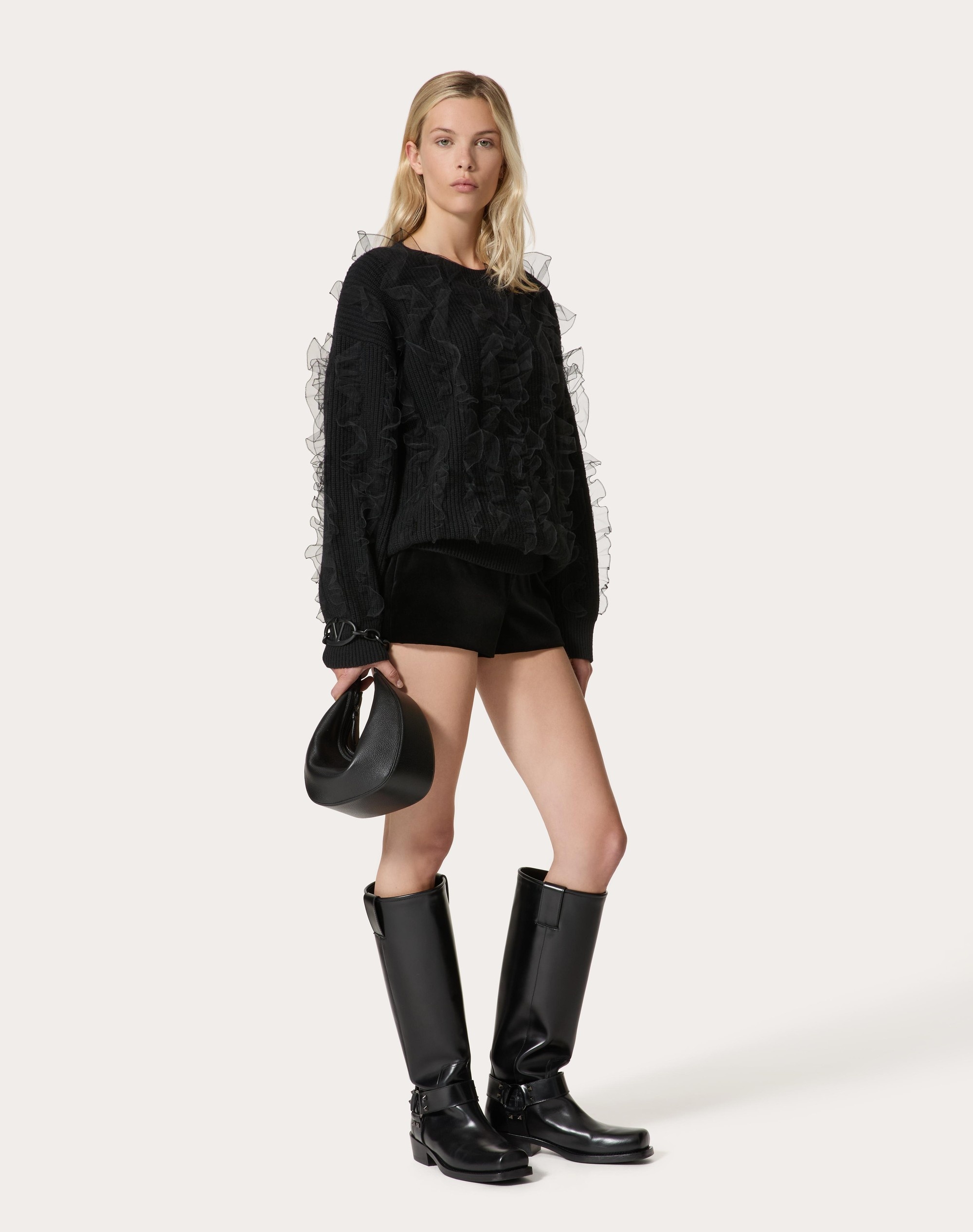 EMBROIDERED WOOL SWEATER - 2