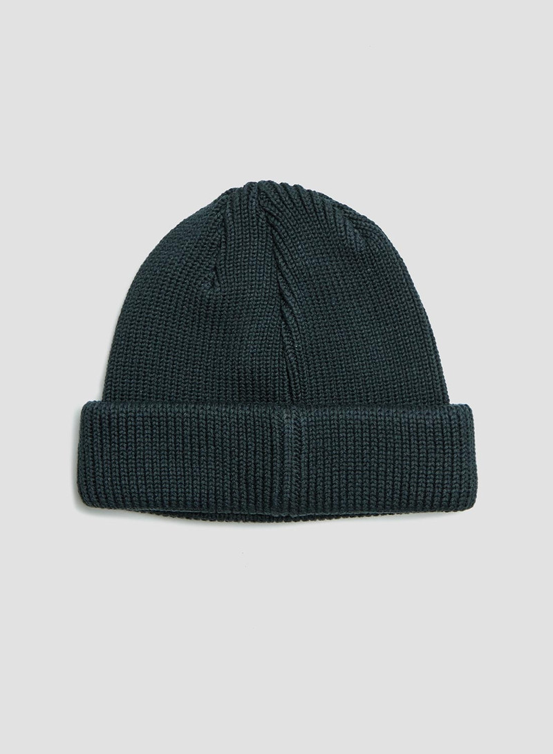 Wild Bricks Heavy Leaf Watch Cap in Dark Green 3