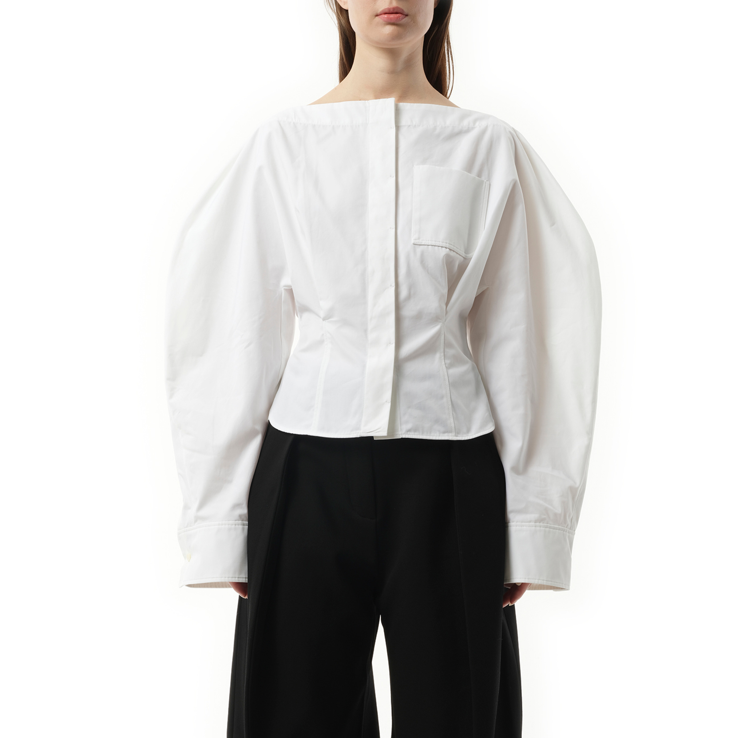 La Chemise Barco in White - 1