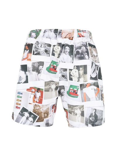 LACOSTE x Polaroid printed swim shorts outlook