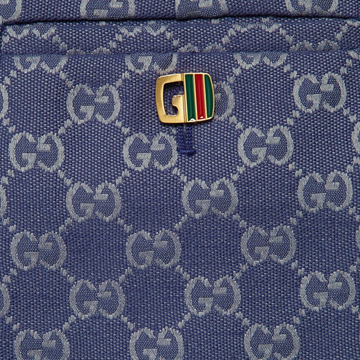 GG cotton canvas short - 3