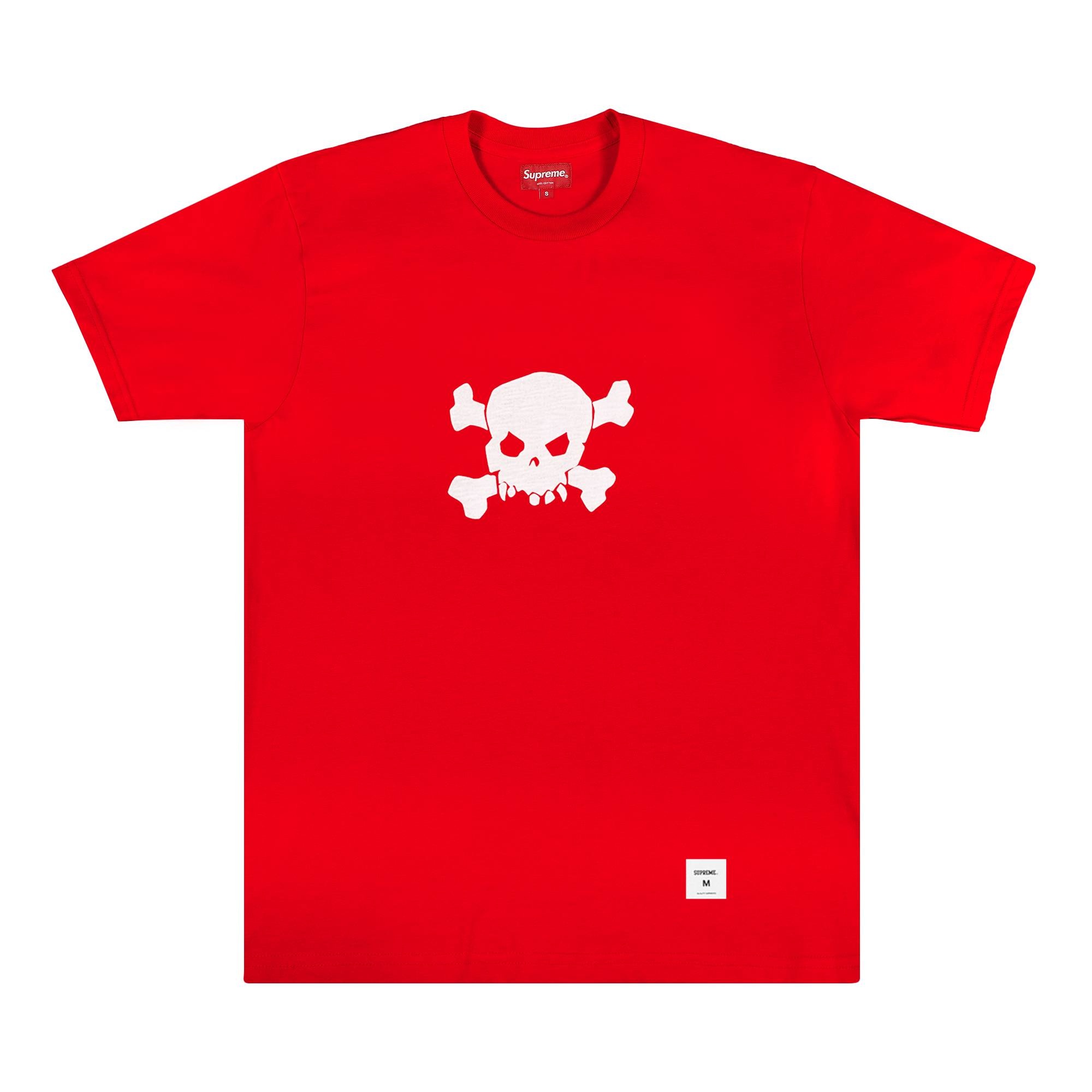 トップス Supreme Skull Tee Red Skull Tee - Shop - Supreme