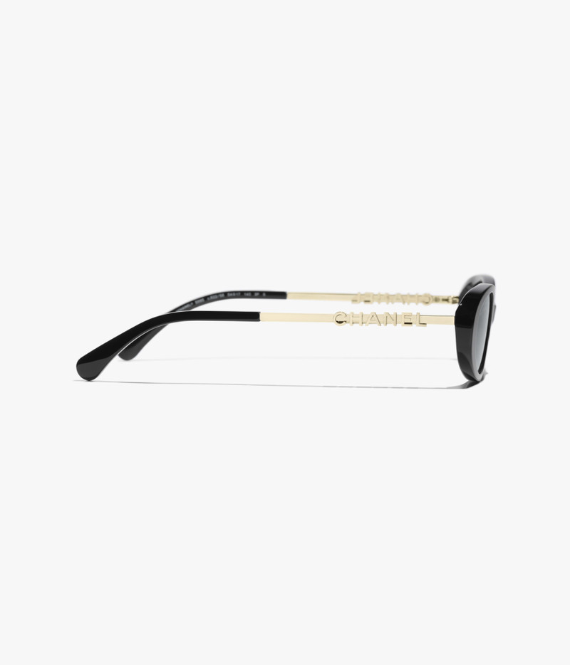 CHANEL Oval Sunglasses outlook